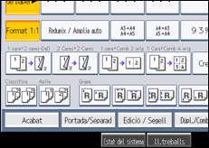 Il�lustraci&oacute; de pantalla del panell d'operacions