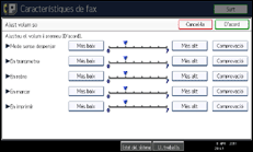 Il·lustració de pantalla del panell d'operacions