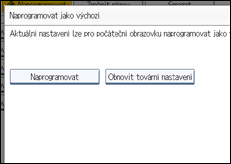 Ilustrace displeje ovládacího panelu