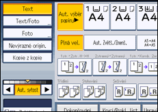 Ilustrace displeje ovládacího panelu