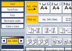 Ilustrace displeje ovládacího panelu