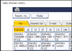 Ilustrace displeje ovládacího panelu