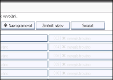 Ilustrace displeje ovládacího panelu