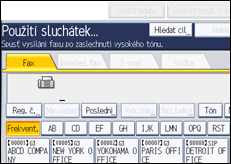 Ilustrace displeje ovládacího panelu