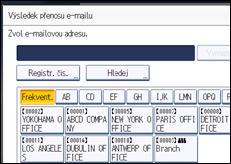 Ilustrace displeje ovládacího panelu