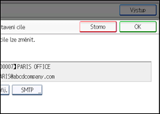 Ilustrace displeje ovládacího panelu