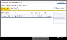 Ilustrace displeje ovládacího panelu