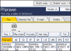 Ilustrace displeje ovládacího panelu