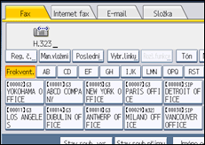 Ilustrace displeje ovládacího panelu