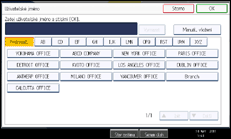 Ilustrace displeje ovládacího panelu
