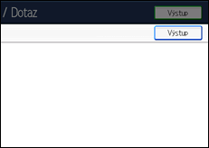 Ilustrace displeje ovládacího panelu