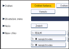 Ilustrace displeje ovládacího panelu