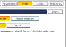 Ilustrace displeje ovládacího panelu