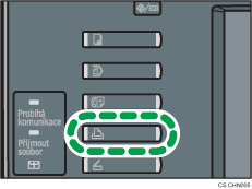 Ilustrace tlačítka Tiskárna
