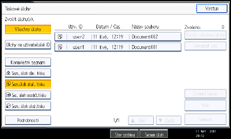Ilustrace displeje ovládacího panelu