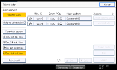 Ilustrace displeje ovládacího panelu