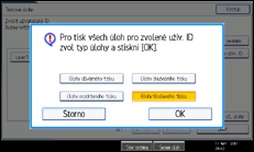Ilustrace displeje ovládacího panelu