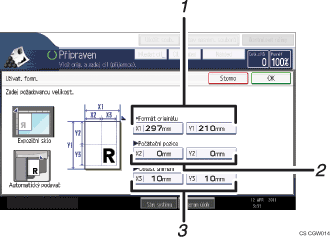�&iacute;slovan&aacute; ilustrace ovl&aacute;dac&iacute;ho panelu za�&iacute;zen&iacute;