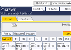 Ilustrace displeje ovl&aacute;dac&iacute;ho panelu