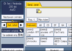 Ilustrace displeje ovl&aacute;dac&iacute;ho panelu