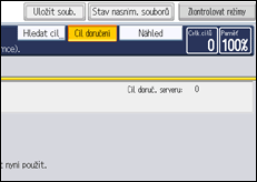 Ilustrace displeje ovládacího panelu
