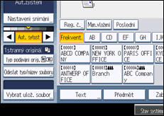 Ilustrace displeje ovl&aacute;dac&iacute;ho panelu