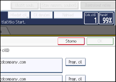 Ilustrace displeje ovládacího panelu