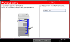 Ilustrace displeje ovládacího panelu
