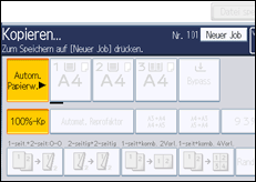Abbildung Bedienfeld-Display