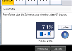 Abbildung Bedienfeld-Display