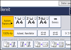 Abbildung Bedienfeld-Display