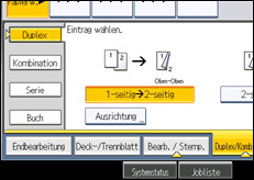 Abbildung Bedienfeld-Display
