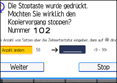 Abbildung Bedienfeld-Display