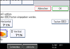 Abbildung Bedienfeld-Display