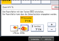 Abbildung Bedienfeld-Display