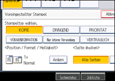 Abbildung Bedienfeld-Display