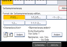 Abbildung Bedienfeld-Display