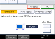 Abbildung Bedienfeld-Display