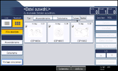 Abbildung Bedienfeld-Display