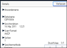 Abbildung Bedienfeld-Display