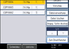 Abbildung Bedienfeld-Display