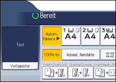 Abbildung Bedienfeld-Display