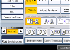 Abbildung Bedienfeld-Display