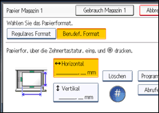Abbildung Bedienfeld-Display