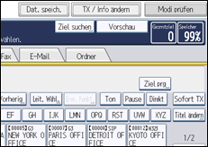 Abbildung Bedienfeld-Display