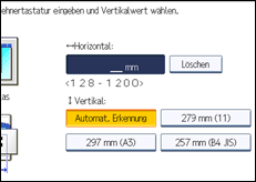 Abbildung Bedienfeld-Display