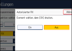 Abbildung Bedienfeld-Display