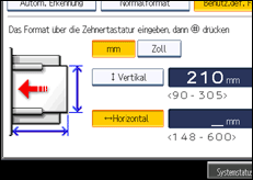 Abbildung Bedienfeld-Display