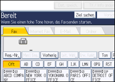 Abbildung Bedienfeld-Display