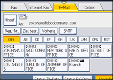 Abbildung Bedienfeld-Display